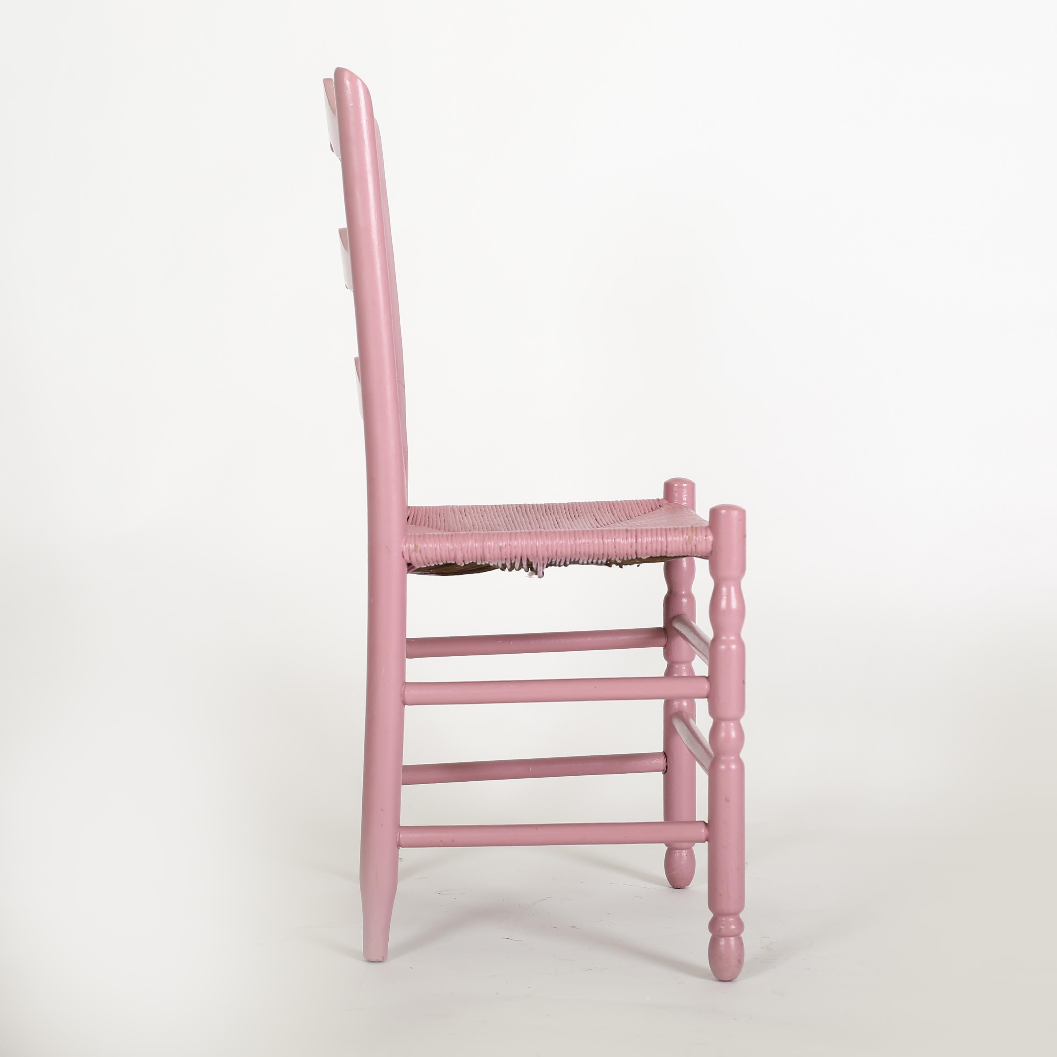 Pink Wooden Chair My Prop Boutique