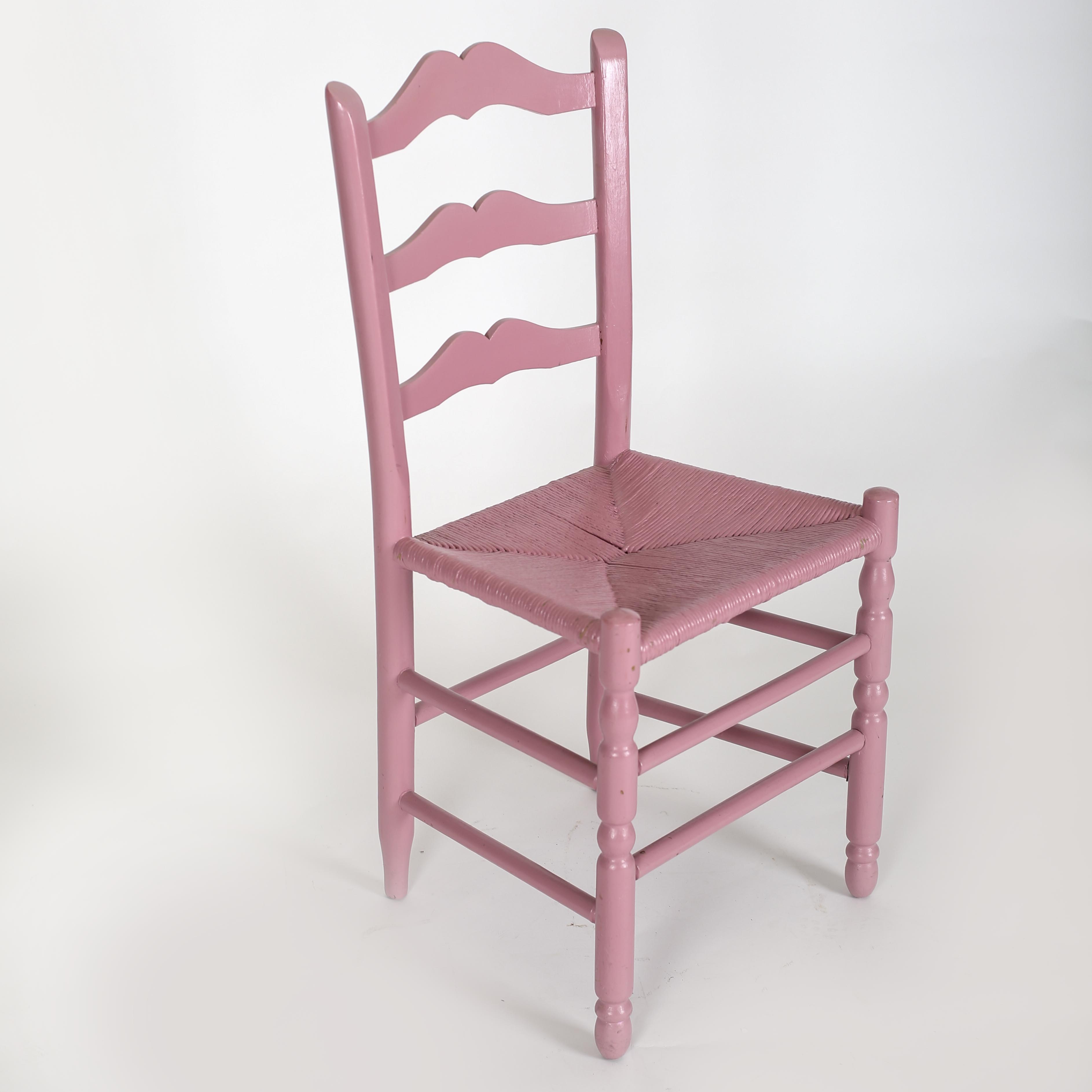 Pink Wooden Chair My Prop Boutique