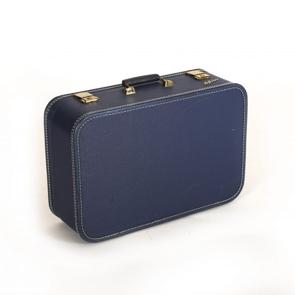 Blue Small Vintage Suitcase