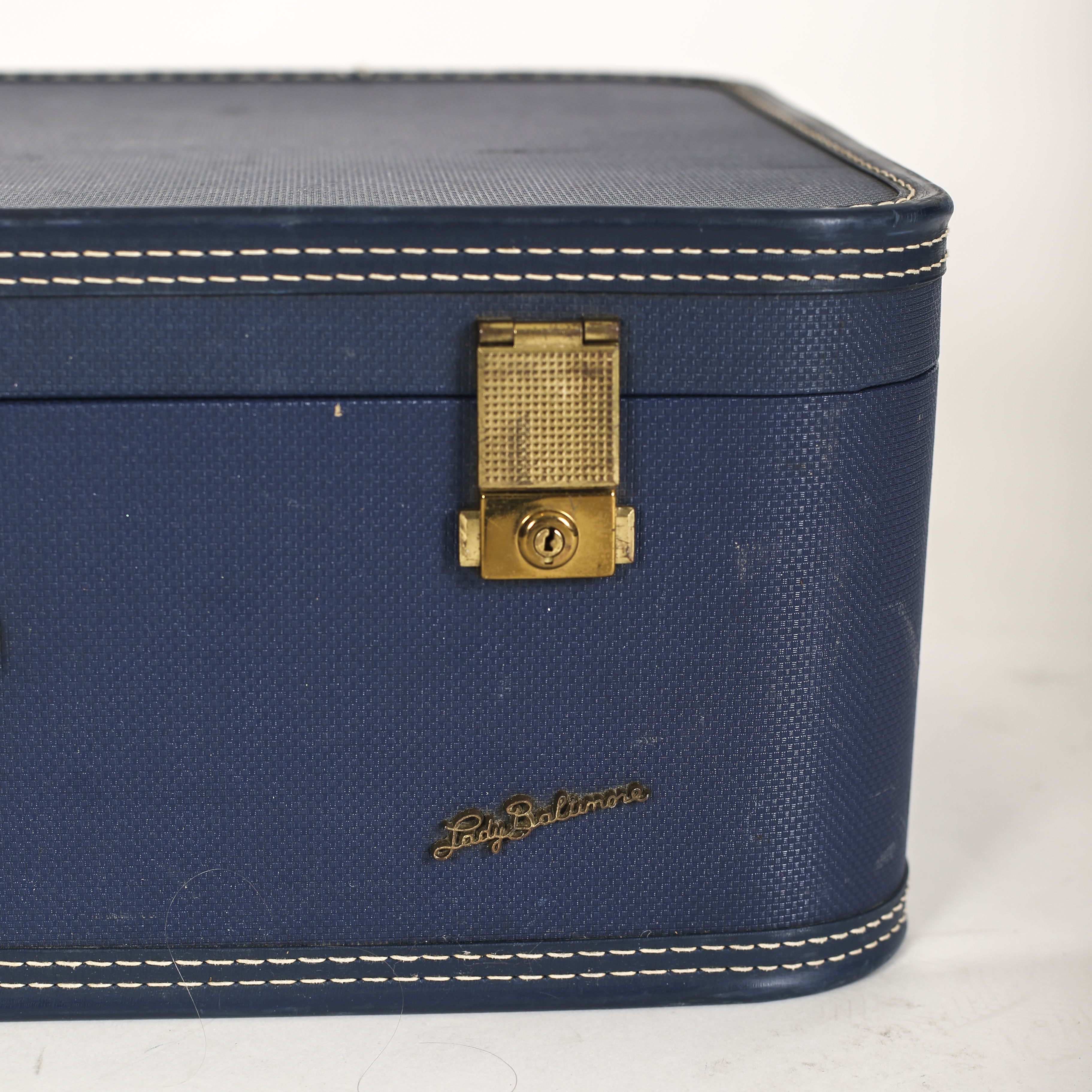 Blue Vintage Suitcase, Sold by at Home