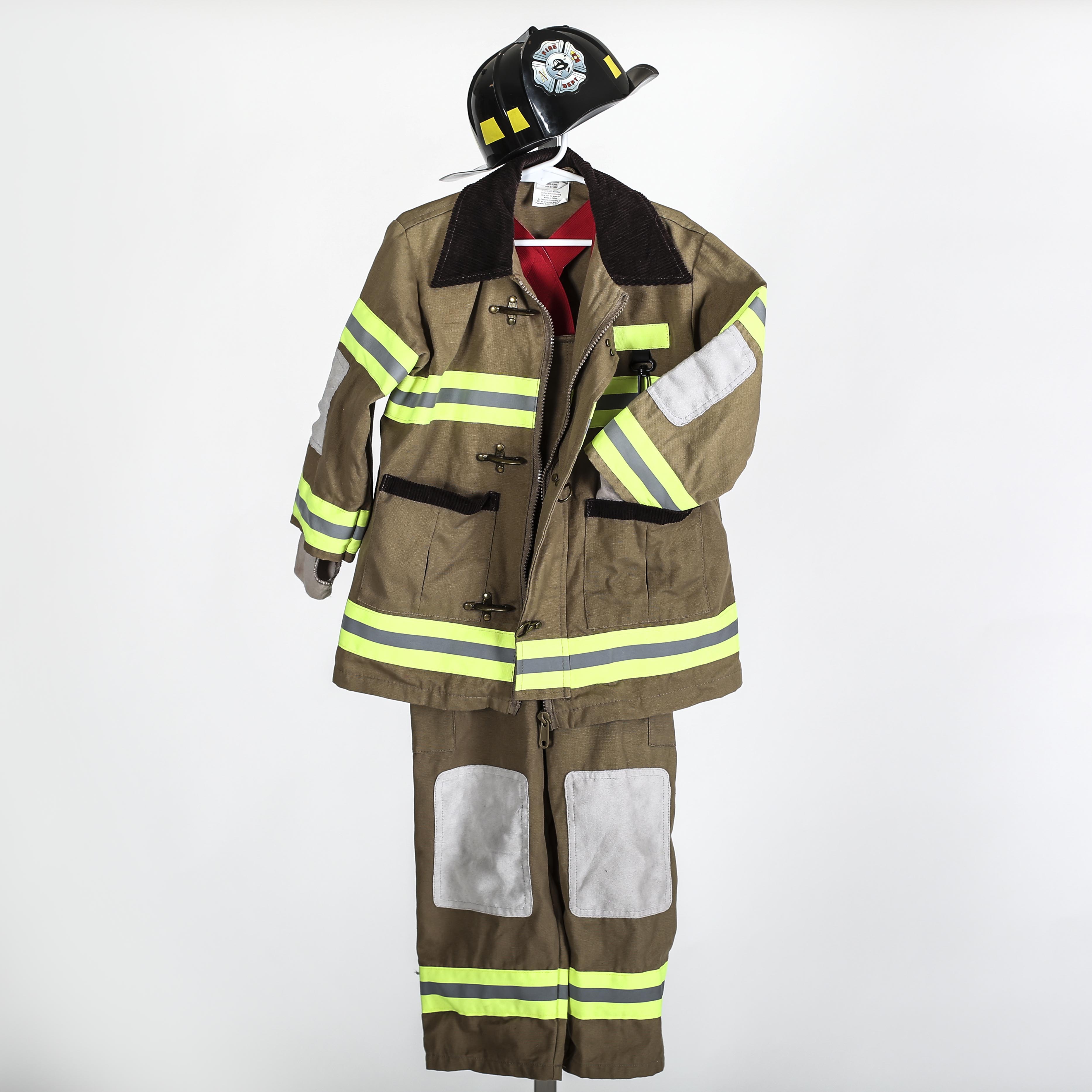 Toptie Kids Fire Chief Costumes, Halloween Firefighter Uniform Dress for  Boys & Girls - Walmart.com