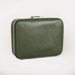 Green Vintage Suitcase