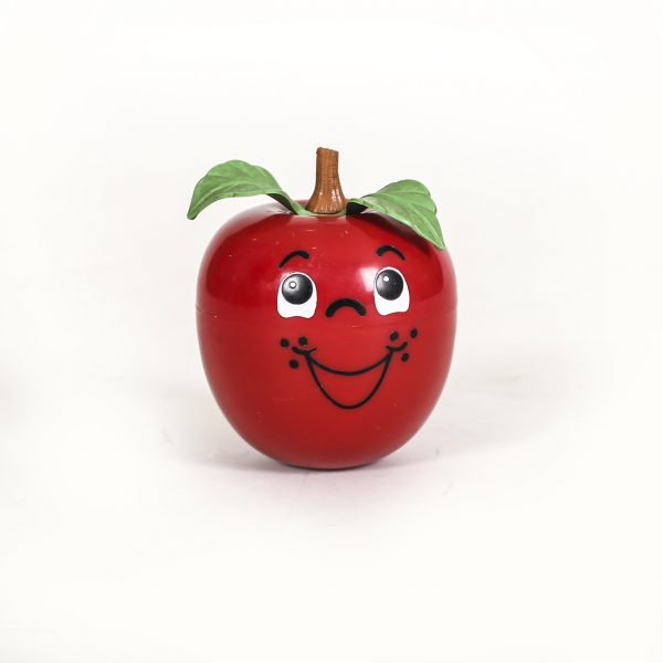 vintage happy apple toy