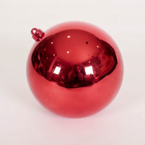 large red ball ornament