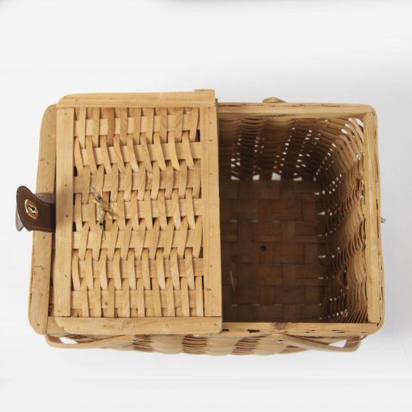Wicker picnic basket prop rental
