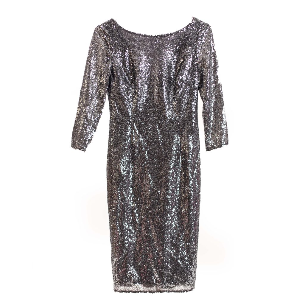 Silver Sequin Dress Rental | My Prop Boutique