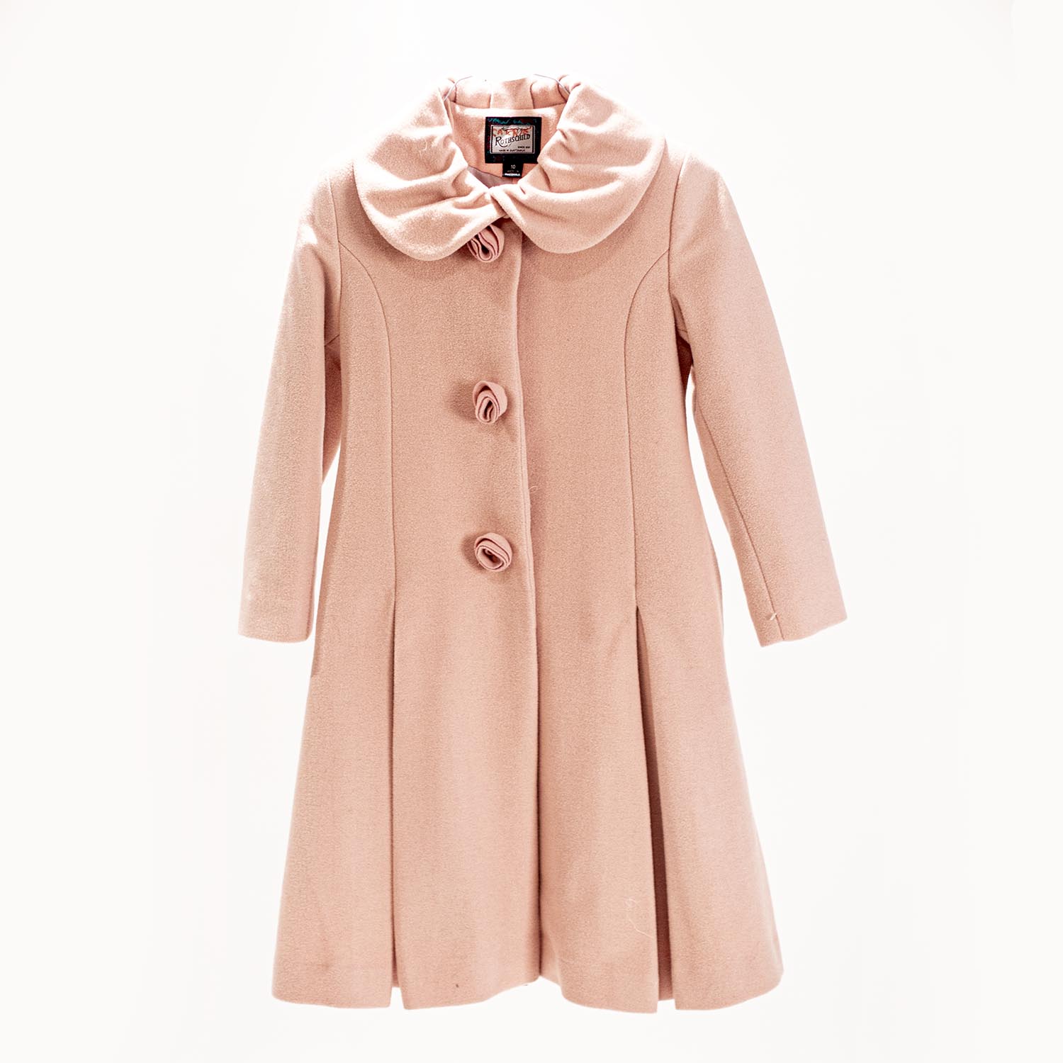 Vintage Pink Wool Coat | My Prop Boutique