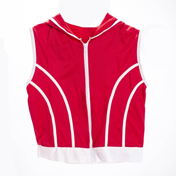 70's red sleeveless vest